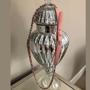 Chanel Pink Leather Chain Link Belt